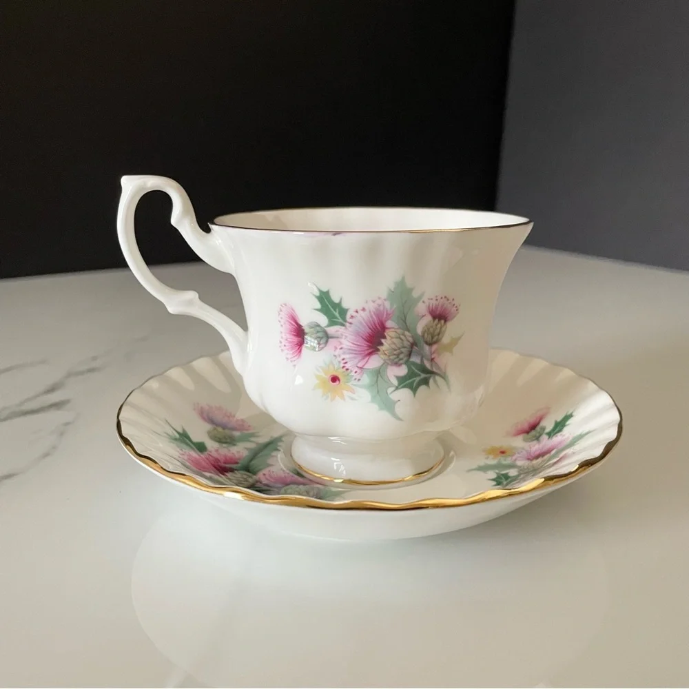 Avebury - Summertime Series - Cup & Saucer by Royal Albert